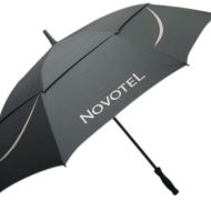 Black Novotel umbrella