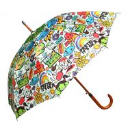 Auto Wood Walker Umbrella