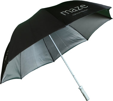 Printed Umbrella for Gordon Ramsay's Maze