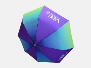 Ombre print on umbrella