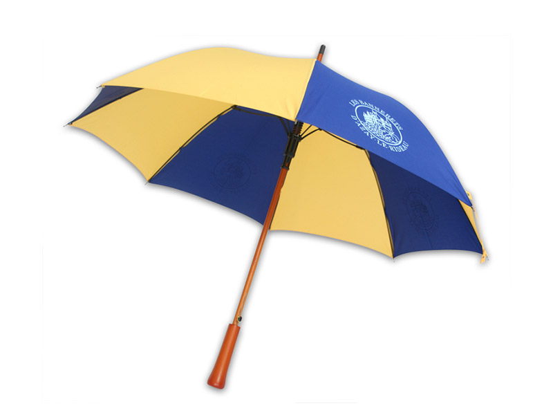 Promotional Wood Walking Umbrella with crook handle