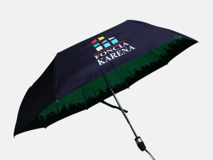 Internal skyline print on umbrella