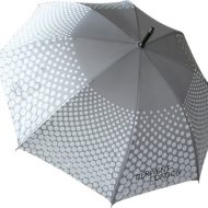 Umbrella with screen print spots