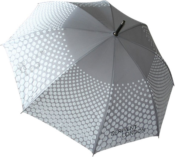 Umbrella with screen print