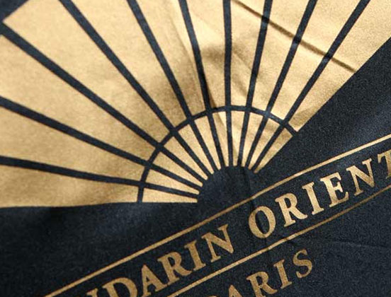 metallic printing on umbrellas