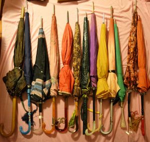 old fashion umbrellas