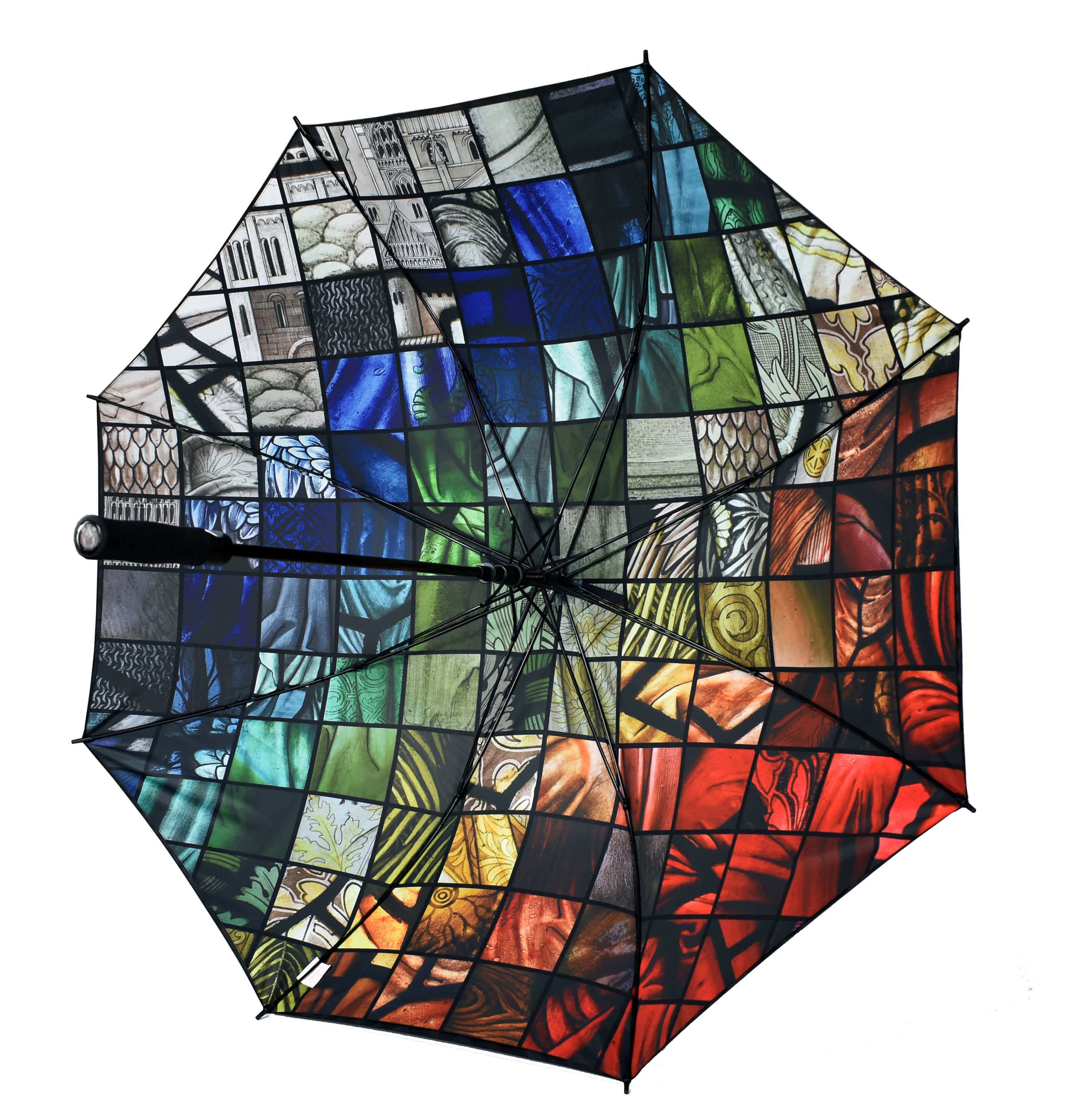 Stained glass window on umbrella The Umbrella
