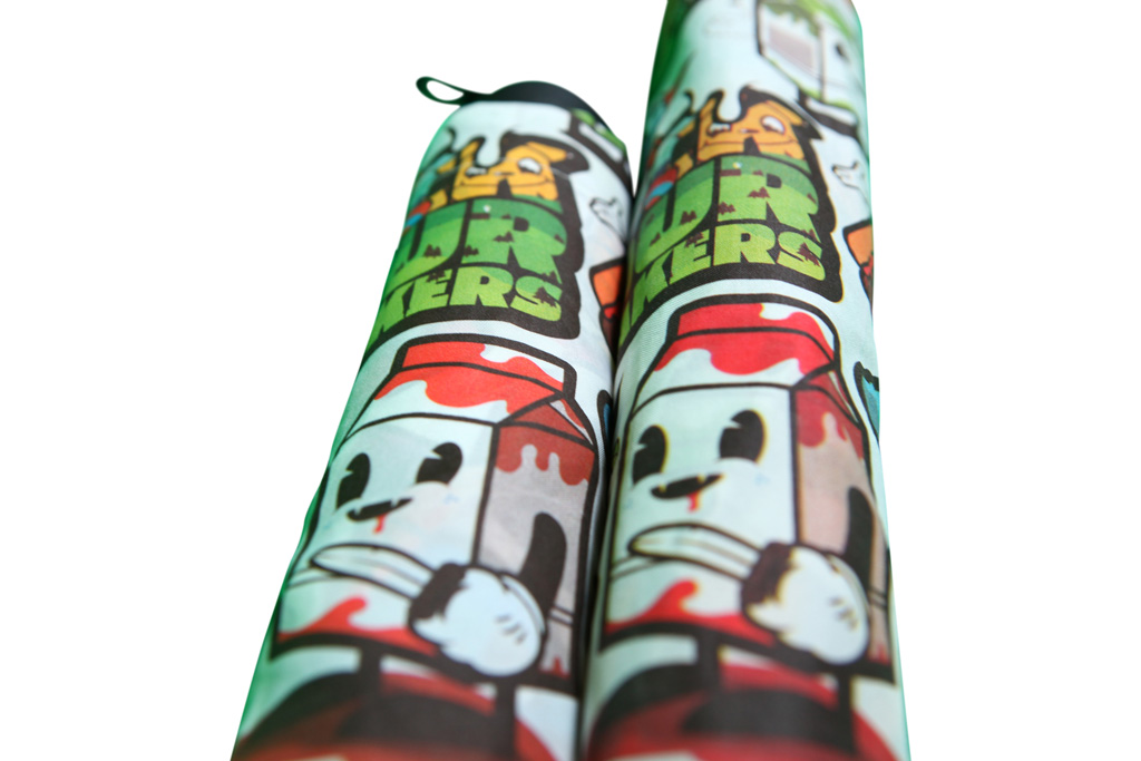 Umbrella Workshop digital print detail on our umbrella prints CARRY SLEEVE