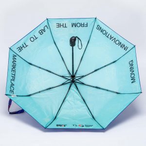 Printed folding promotional umbrella