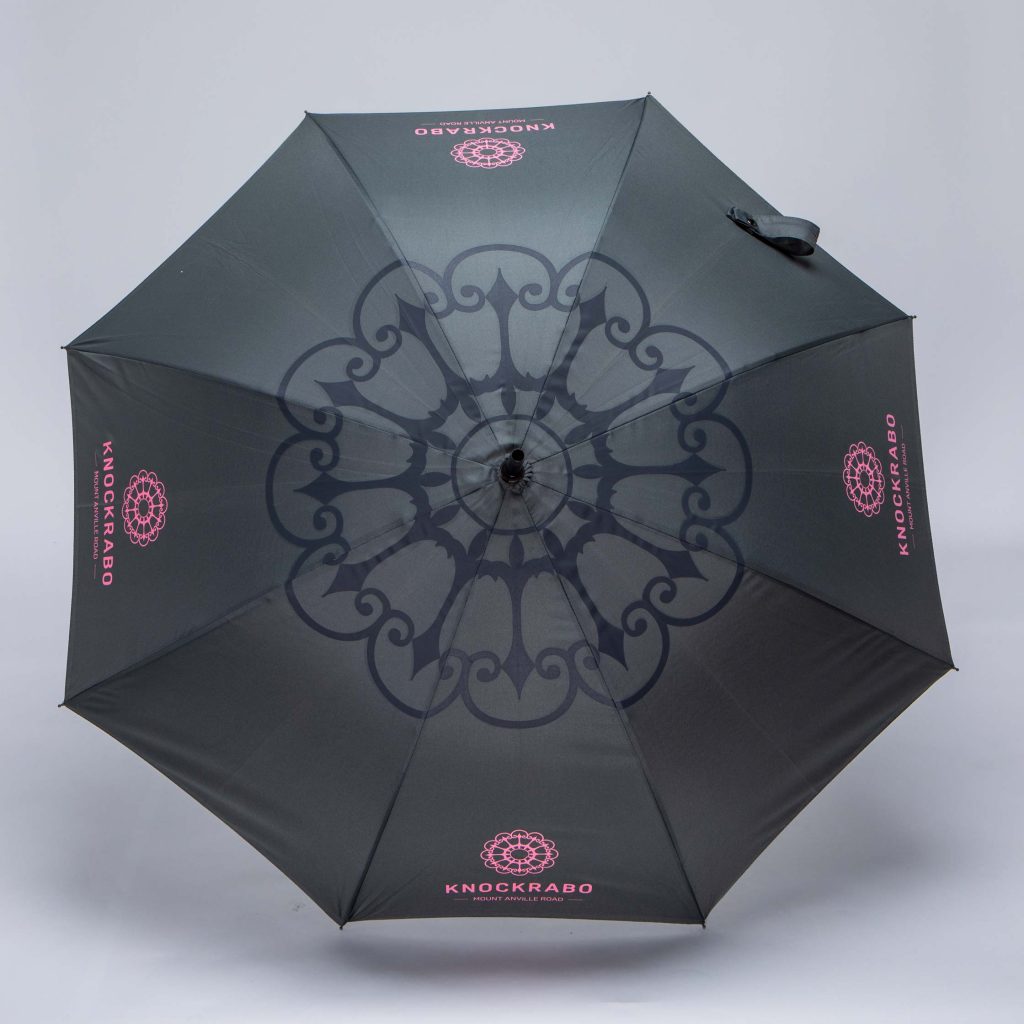 grey-with-pink-logo-and-show-through-print-umbrella