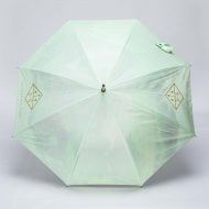 pale-green-and-gold-logo-printed-umbrella