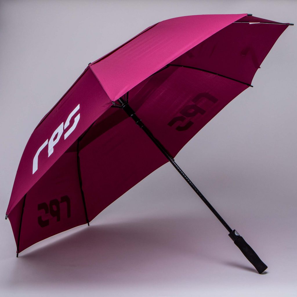 pantone matched Auto opening vented golf umbrella