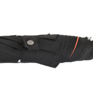 close up of umbrella wrapped shut