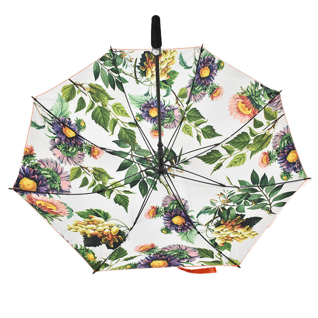 upside down floral umbrella inside print