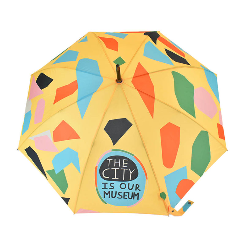 Printed umbrella with hook handle Branded Umbrellas Custom