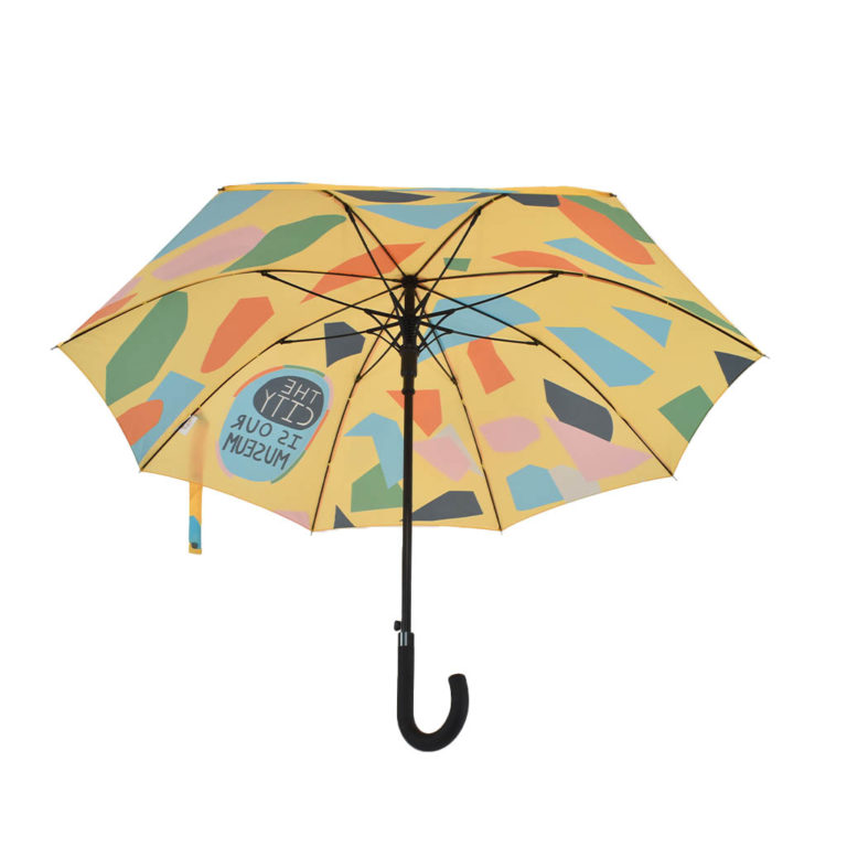 Printed umbrella with hook handle Branded Umbrellas Custom
