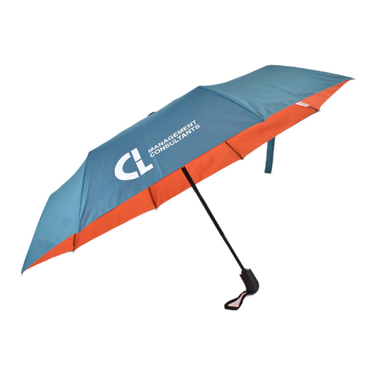 Custom Folding Umbrella for Management Consultancy Branded Umbrellas