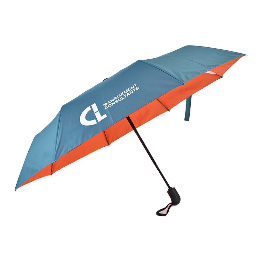 Custom-Printed-Auto-Folding-Telescopic-Umbrella