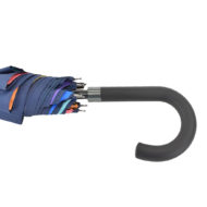 Custom Printed City Walker Umbrella black curve handle