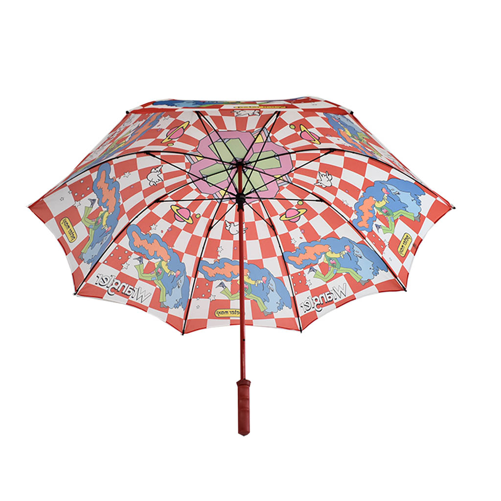 Printed Golf umbrella with Wrangler branding - UmbrellaWorkshop