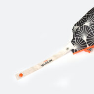 printed tie wrap with subtle branding on umbrella for C-suite luxury branded merchandise