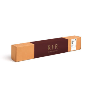 Luxury umbrella box packaging brown with printed brown belly band