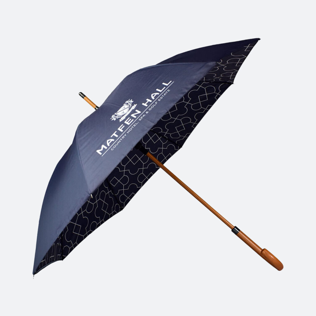 hotel umbrellas navy outside umbrella panels with inside print