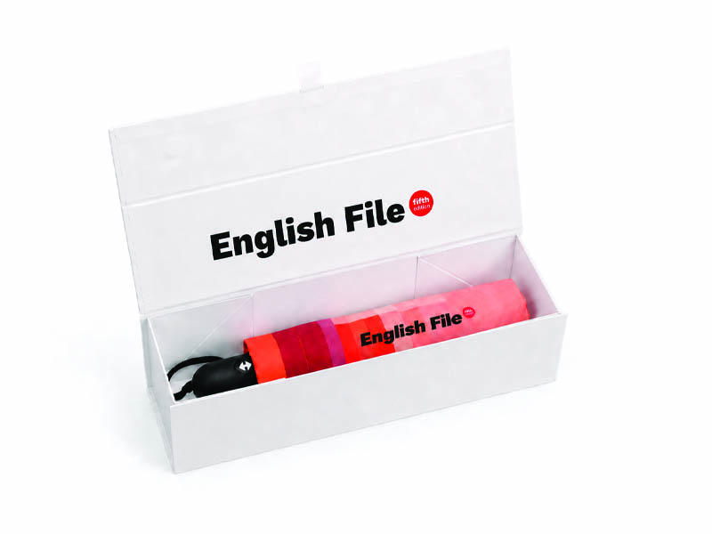 Custom Branded Umbrella Gifts with Luxury Packaging & Personalisation white printed box with umbrella inside it